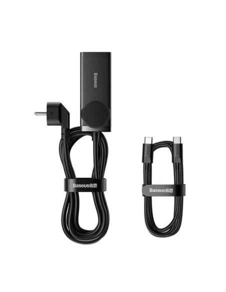 PSZM000401,INCARCATOR RETEA Baseus GaN3 Pro Powerstrip, Quick Charge 100W, 1 x AC, 2 x USB Type-C Output 5V/3A, 2 x USB, include