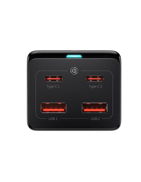 PSZM000401,INCARCATOR RETEA Baseus GaN3 Pro Powerstrip, Quick Charge 100W, 1 x AC, 2 x USB Type-C Output 5V/3A, 2 x USB, include