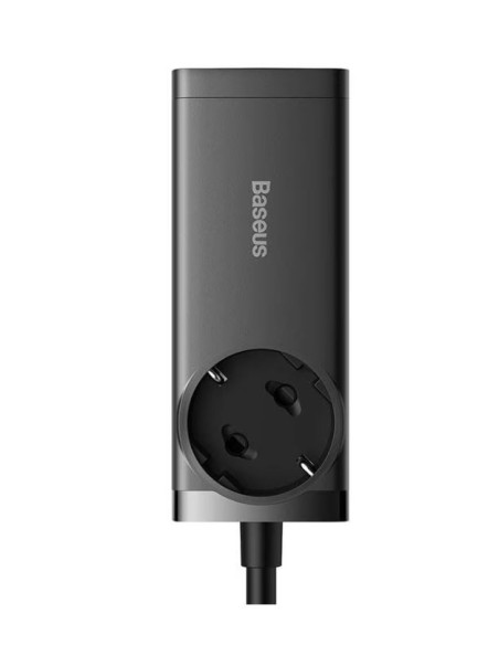 PSZM000401,INCARCATOR RETEA Baseus GaN3 Pro Powerstrip, Quick Charge 100W, 1 x AC, 2 x USB Type-C Output 5V/3A, 2 x USB, include