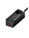 PSZM000401,INCARCATOR RETEA Baseus GaN3 Pro Powerstrip, Quick Charge 100W, 1 x AC, 2 x USB Type-C Output 5V/3A, 2 x USB, include