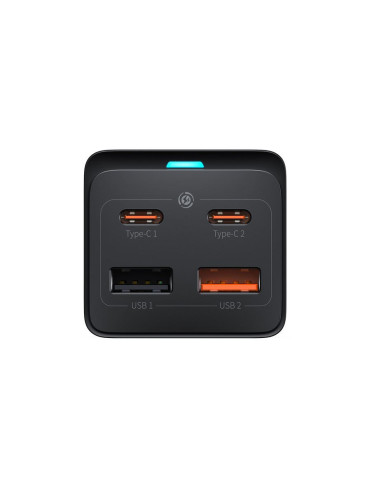 PSZM000901,INCARCATOR RETEA Baseus GaN3 Pro Powerstrip, Quick Charge 65W, 1 x AC, 2 x USB Type-C Output 5V/3A, 2 x USB, include 