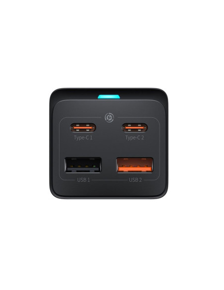 PSZM000901,INCARCATOR RETEA Baseus GaN3 Pro Powerstrip, Quick Charge 65W, 1 x AC, 2 x USB Type-C Output 5V/3A, 2 x USB, include 