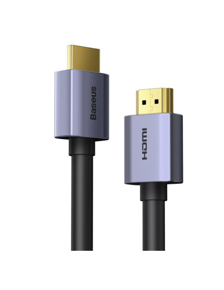 WKGQ020101,CABLU video Baseus High Definition, HDMI (T) la HDMI (T), rezolutie maxima 4K UHD la 60 Hz, conectori auriti, 1.5m, n