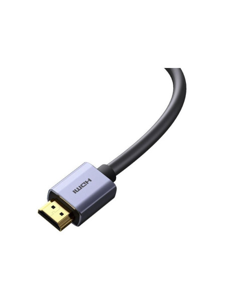 WKGQ020101,CABLU video Baseus High Definition, HDMI (T) la HDMI (T), rezolutie maxima 4K UHD la 60 Hz, conectori auriti, 1.5m, n