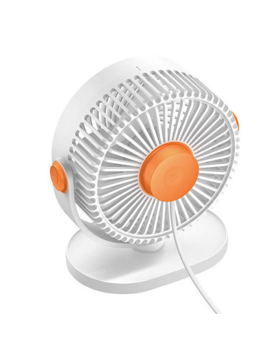 ACYY000002,VENTILATOR BIROU Baseus Serenity, putere 3W, trei trepte viteza, nivel zgomot sub 42dB, alb "ACYY000002" - 6932172608