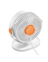 ACYY000002,VENTILATOR BIROU Baseus Serenity, putere 3W, trei trepte viteza, nivel zgomot sub 42dB, alb "ACYY000002" - 6932172608