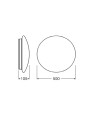 000004099854042133,SF CIRC 500 V 42W 840 IP44 PS LEDV "000004099854042133" (include TV 2.00 lei)