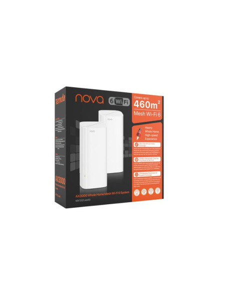 MX12(2-PACK),TENDA WHOLE HOME MESH AX3000 MX12 2-PK "MX12(2-PACK)"