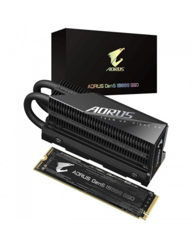 AG510K1TB,SSD Gigabyte AORUS Gen5 10000, 1TB, PCI Express 5.0 x4, M.2