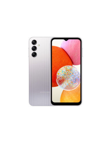 SM-A145RZSU,Samsung Galaxy A14 SM-A145R/DSN, 16,8 cm (6.6"), 4 Giga Bites, 64 Giga Bites, 50 MP, Android 13, Argint