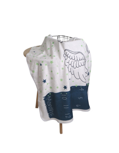 UP-d2r3l4,Noua Paturica plusata pentru fotografii 100x150 cm (Model: Unicorni)