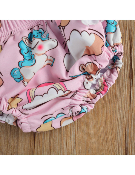 UP-47b,Costum de baie Unicorni din 2 piese, Diferite marimi