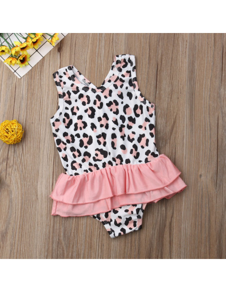 UP-drl47e24,Costum de baie leopard roz cu volan