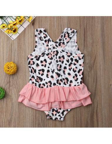 UP-drl47e24,Costum de baie leopard roz cu volan