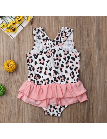 UP-drl47e24,Costum de baie leopard roz cu volan