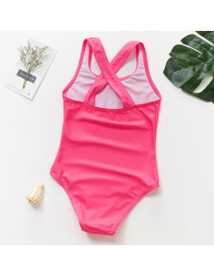 UP-drl47b2k4,Costum de baie Roz bombon cu flamingo 2