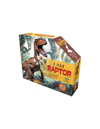 Puzzle Junior I Am Raptor, 100 piese,4016