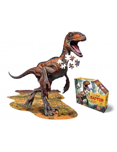 Puzzle Junior I Am Raptor, 100 piese,4016