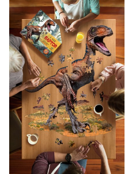Puzzle Junior I Am Raptor, 100 piese,4016
