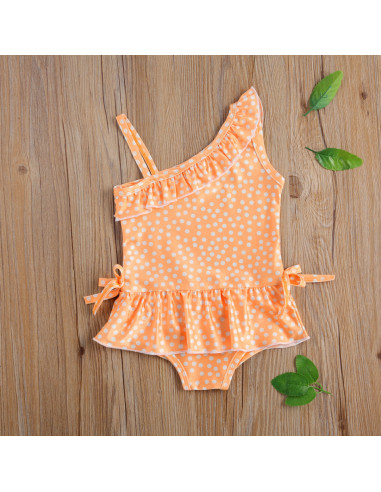 UP-drl47b2z3,Costum de baie Galben cu buline UP-drl47b2z3,Costum de baie Galben cu buline
