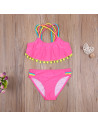 UP-drl47b2af15,Costum de baie cu ciucuri din 2 piese, Diferite marimi si culori