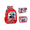 Set scoala Lady bug Miraculous - Ghiozdan + Penar etui + Geanta Set scoala Lady bug Miraculous - Ghiozdan + Penar etui + Geanta