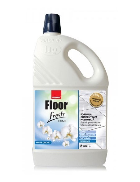 Detergent pardoseli SANO Floor Fresh Home White Orchid, 2L Detergent pardoseli SANO Floor Fresh Home White Orchid, 2L