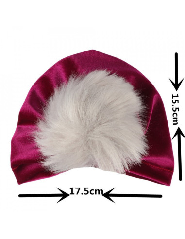 UP-drl1072,Turban bebelusi din catifea, Diverse culori