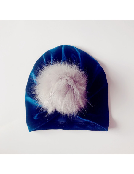 UP-drl1072,Turban bebelusi din catifea, Diverse culori