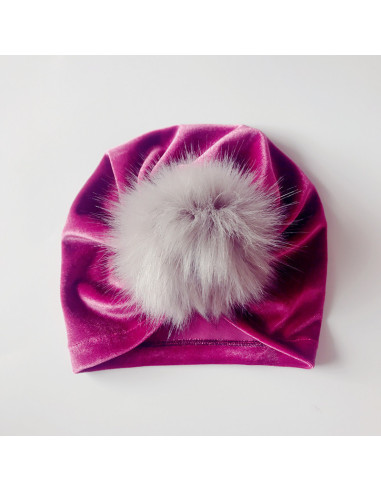 UP-drl1072,Turban bebelusi din catifea, Diverse culori