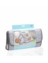UP-bj_682,Saltea de infasat Grey pliabila cu sistem siguranta bebelusi BabyJem