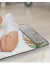 UP-bj_682,Saltea de infasat Grey pliabila cu sistem siguranta bebelusi BabyJem