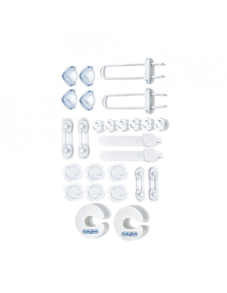 UP-bj_083,Set 26 protectii pentru mobilier BabyJem Home Safety Kit UP-bj_083,Set 26 protectii pentru mobilier BabyJem Home Safety Kit