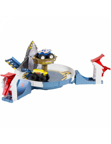 Set de joaca Hot Wheels, Monster Truck Rechinul furios,FYK14