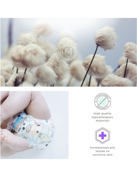 UP-agn_nr2,Scutece hipoalergenice Agnotis, marimea nr. 2, 3-6 kg, 42 bucati