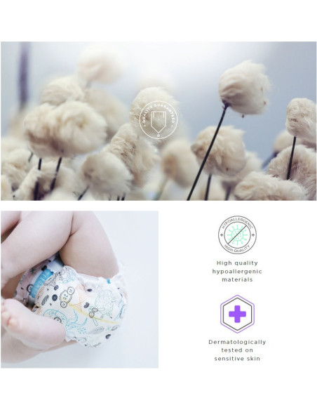 UP-agn_nr2,Scutece hipoalergenice Agnotis, marimea nr. 2, 3-6 kg, 42 bucati