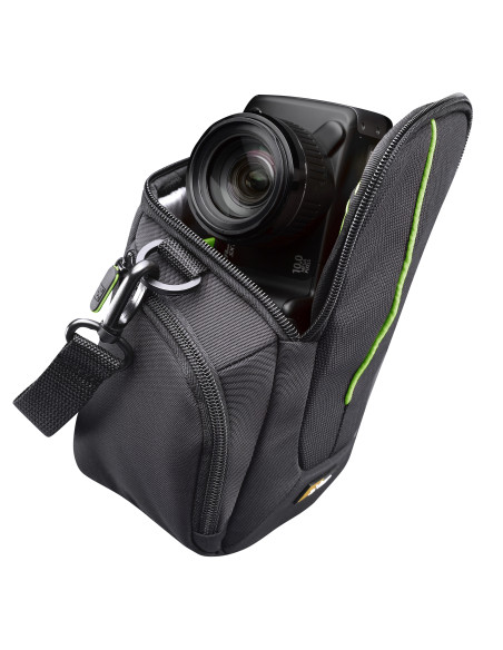 DCB-314 ANTHRACITE,GEANTA pt. camera compacta, CASE LOGIC, Hybrid, buzunar intern | buzunar lateral x 2, curea detasabila, negru