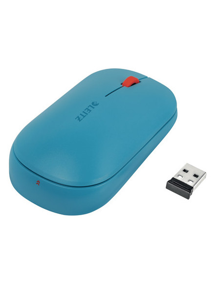65310061,MOUSE LEITZ COSY, conexiune duala, dimensiune medie, albastru celest "65310061" (include TV 0.18 lei)