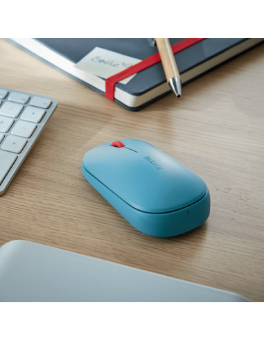 65310061,MOUSE LEITZ COSY, conexiune duala, dimensiune medie, albastru celest "65310061" (include TV 0.18 lei)