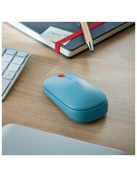 65310061,MOUSE LEITZ COSY, conexiune duala, dimensiune medie, albastru celest "65310061" (include TV 0.18 lei)