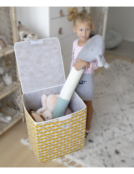 UP-bj_7261,Cutie multifunctionala pentru depozitare BabyJem (Culoare: Maro)