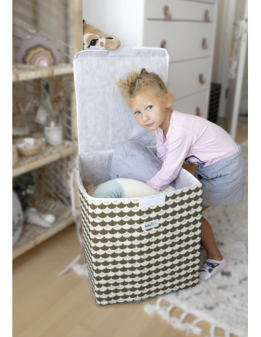 UP-bj_7262,Cutie multifunctionala pentru depozitare BabyJem (Culoare: Mustar)