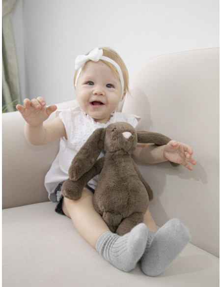 UP-bj_730_4,Jucarie din plus pentru copii BabyJem The Bestie Bunny (Culoare: Maro inchis)