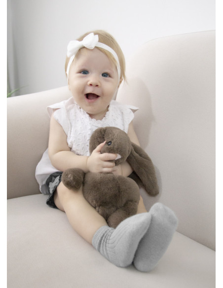 UP-bj_730_1,Jucarie din plus pentru copii BabyJem The Bestie Bunny (Culoare: Gri)