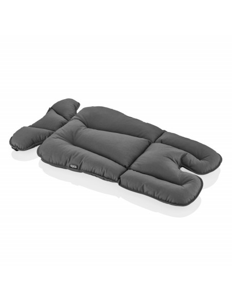 UP-bj_5073,Saltea cu doua fete pentru carucior si scaun de masa Dots BabyJem (Culoare: Bleu)