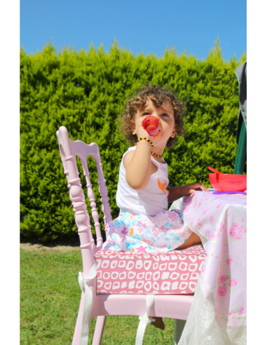 UP-bj_4523,Pernuta inaltator 32x32 cm pentru scaun de masa (Culoare: Roz) UP-bj_4523,Pernuta inaltator 32x32 cm pentru scaun de masa (Culoare: Roz)