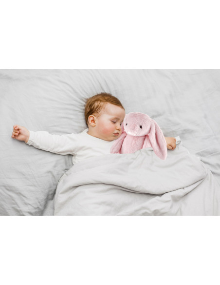 UP-bj_6622,Jucarie din plus pentru copii BabyJem Sleeping Mate Small Bunny (Culoare: Crem)