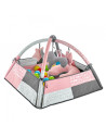 UP-bj_6902,Centru de joaca cu bile BabyJem Toy Ball Play Mat (Culoare: Roz)