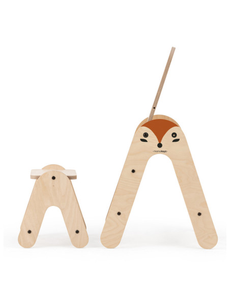 UP-Mtyz_massam1,Masuta si tabla 2 in 1 cu scaunel MamaToyz Massam, Vulpita