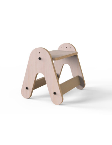 UP-Mtyz_massam2,Masuta si tabla 2 in 1 cu scaunel MamaToyz Massam, Ursulet